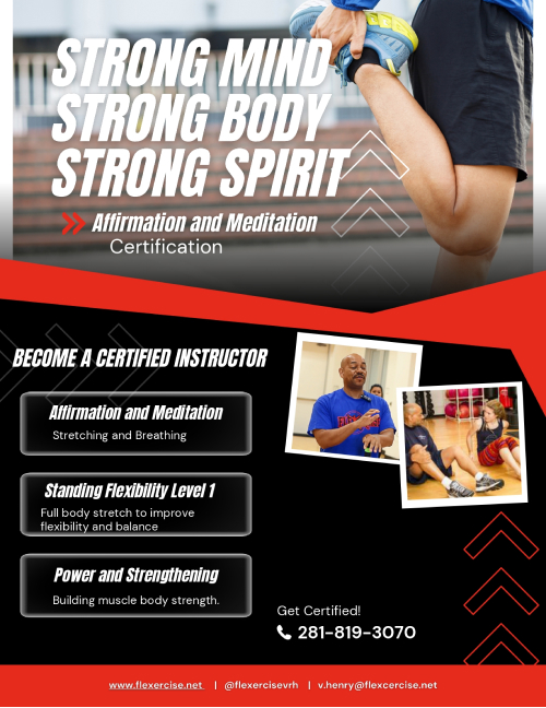 Flexercise Certificate Flyer